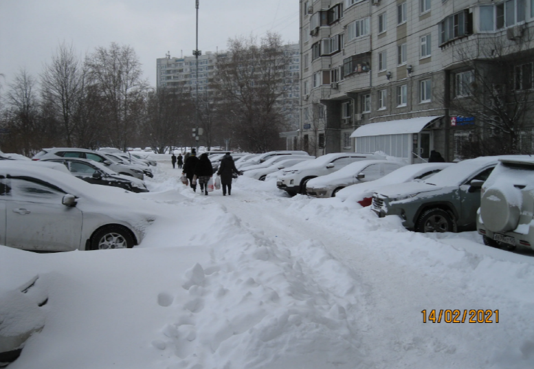 Снежный февраль в Москве
