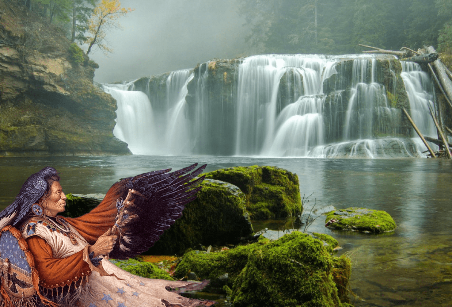 Шаманское горловое пение | Водопады Земли: Самые величественные и прекрасные | Шаманская медитация |